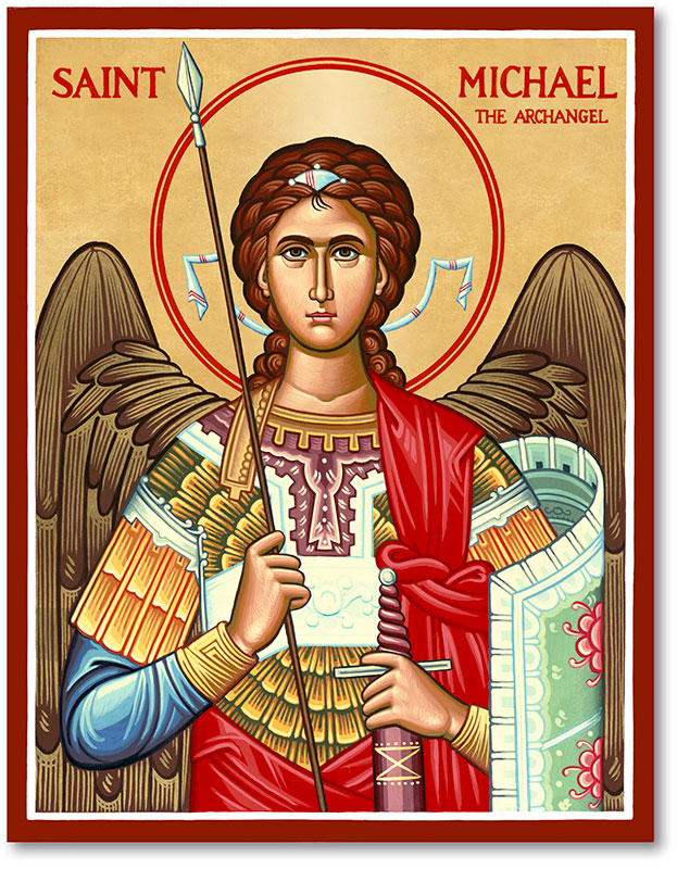623x800 Icons Of The Holy Angels St Michael Military Icon Monastery Icons