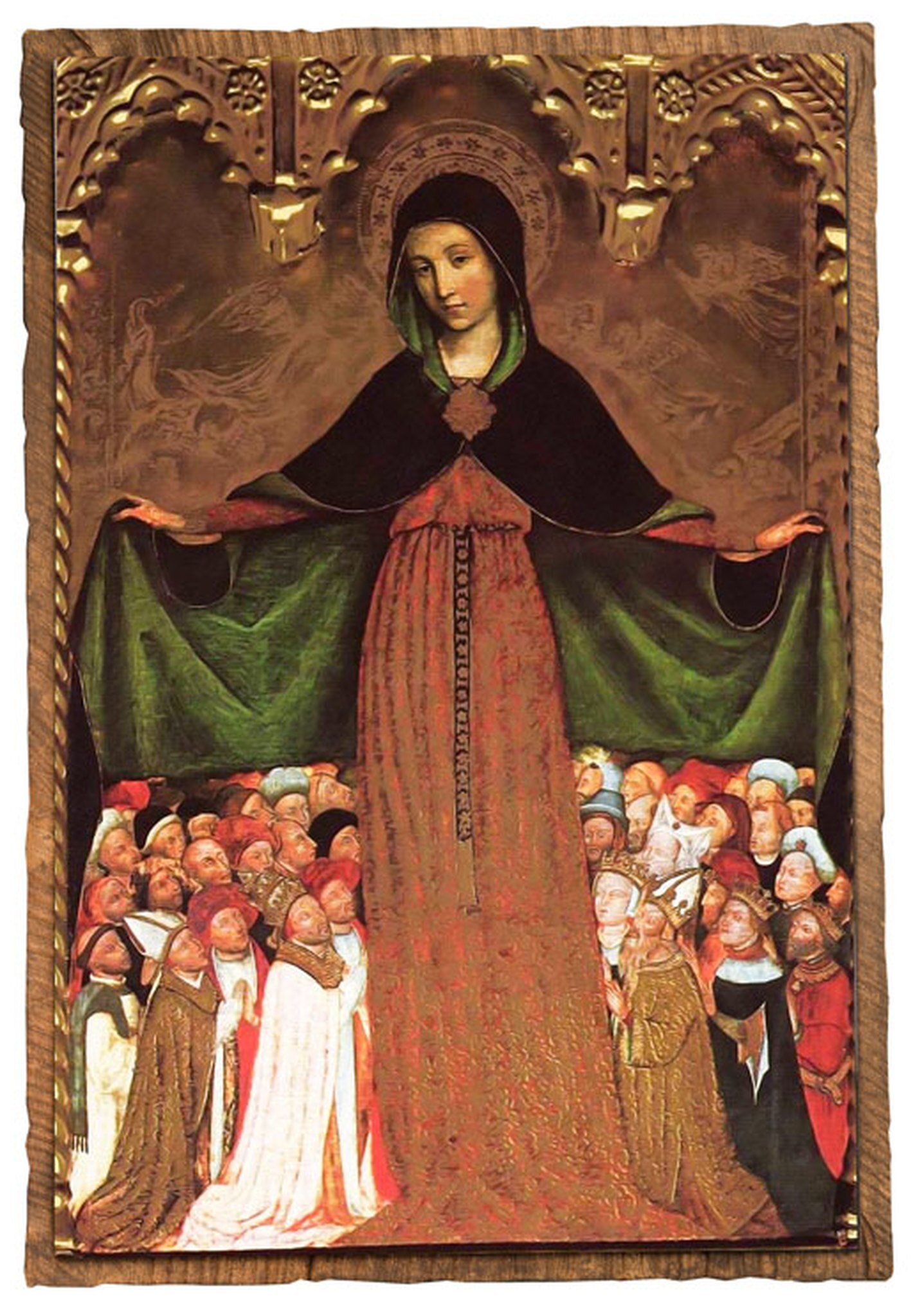 1431x2048 Mother Of Mercy Cloister Collection Catholic Icon Plaque