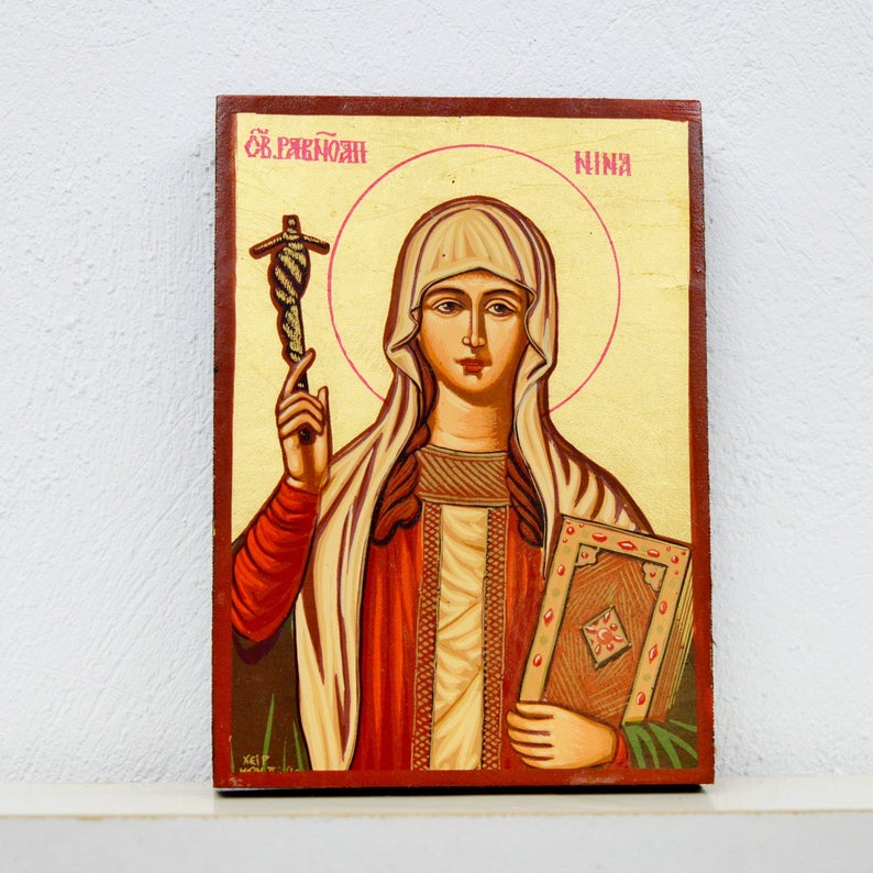 794x794 Saint Nina Icon Orthodox Icon Byzantine Icon Catholic Icon Etsy
