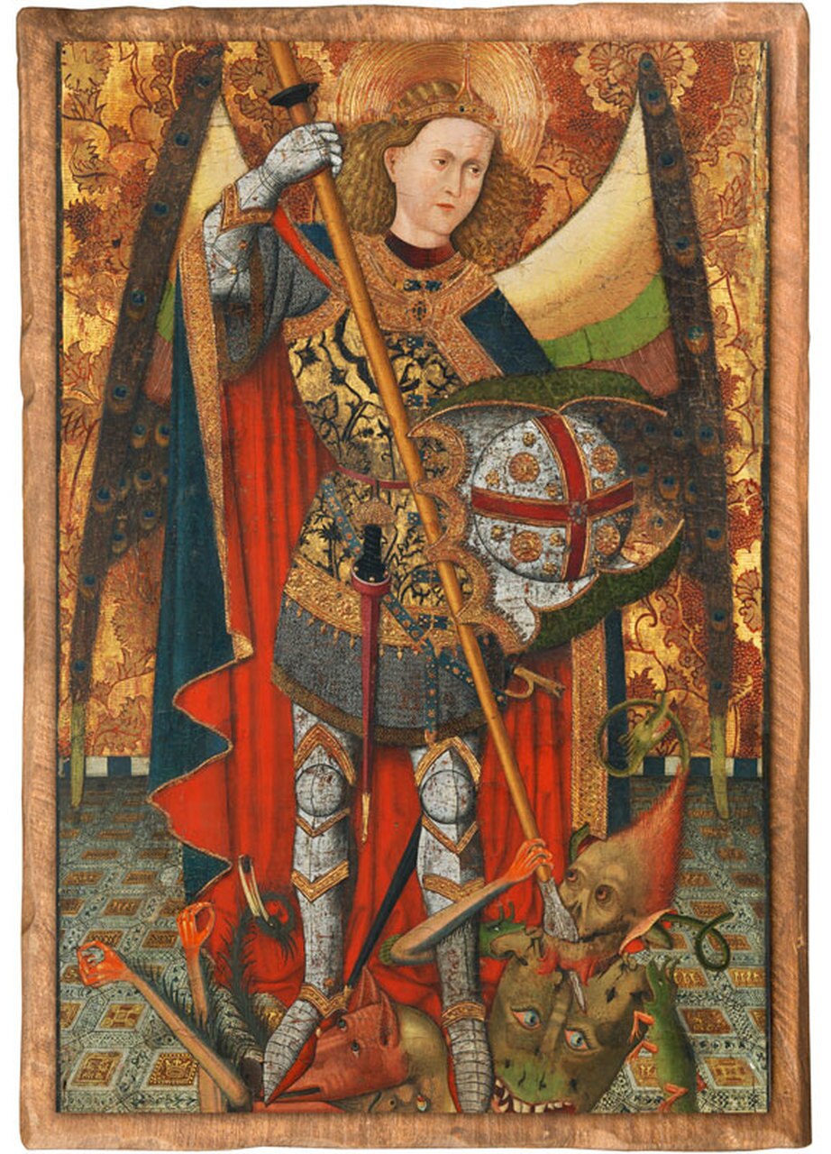 922x1280 St Michael Cloister Collection Catholic Icon Plaque