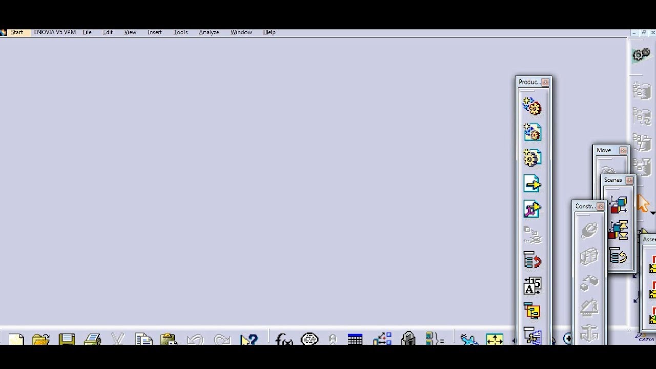 1280x720 How To Change Icon Size In Catia How To Lock The Toolbar
