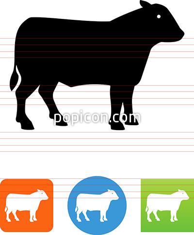 400x486 Cattle Icon