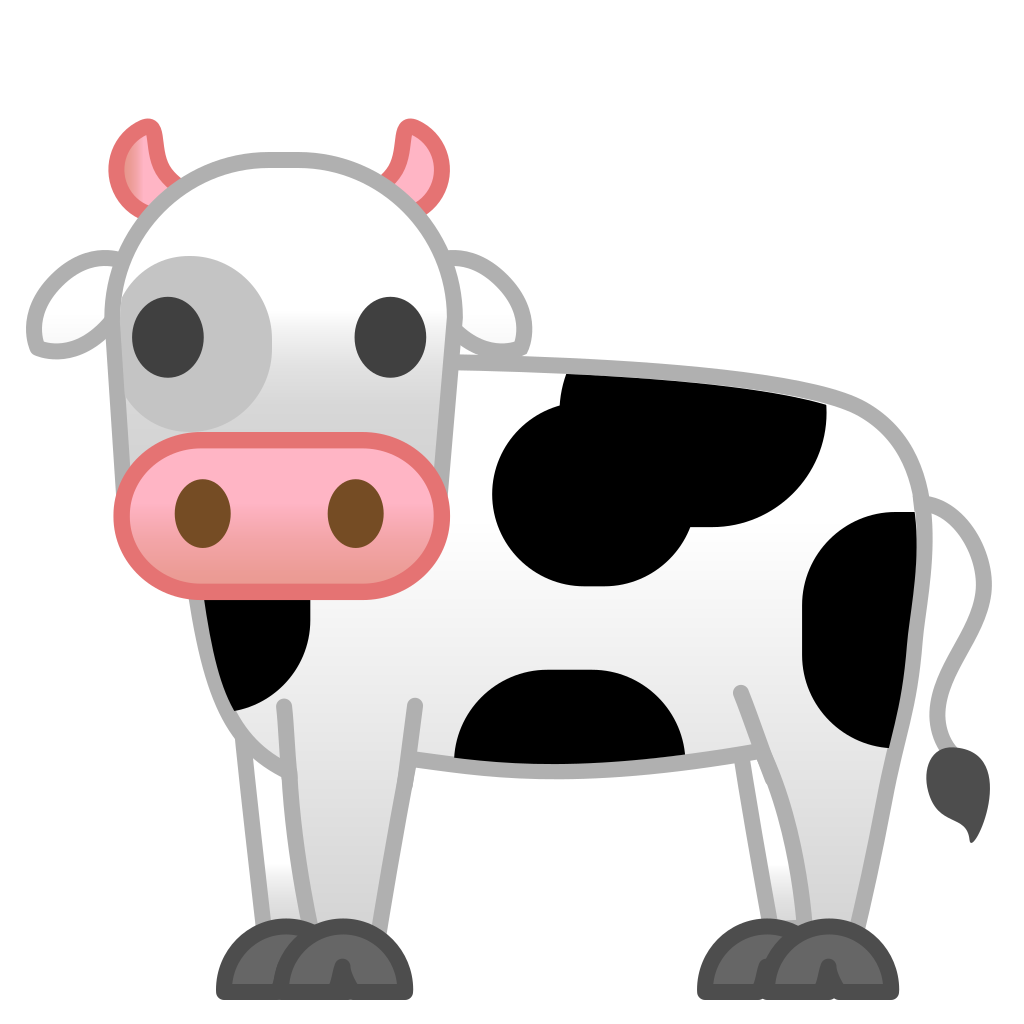 1024x1024 Cow Icon Noto Emoji Animals Nature Iconset Google