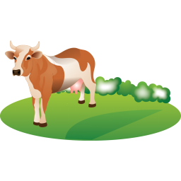 256x256 Feeding Cattle Icon Agriculture Iconset Aha Soft