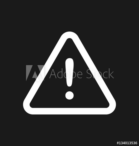 475x500 Caution Icon Sign In Flat Style Isolated Warning Symbol