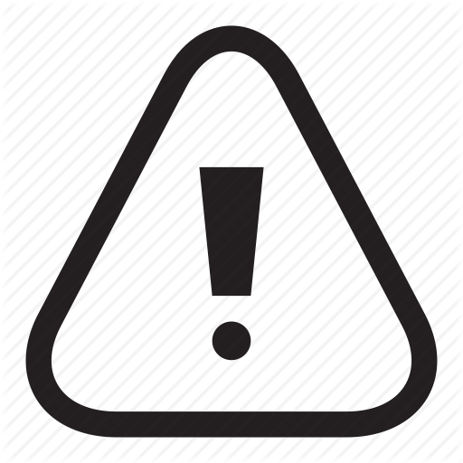 512x512 Alert, Caution, Exclamation, Message, Pop Up, Stop, Triangle