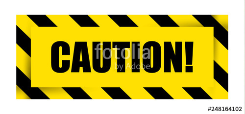 500x234 Caution Sign Icon Stock Image And Royalty Free Vector