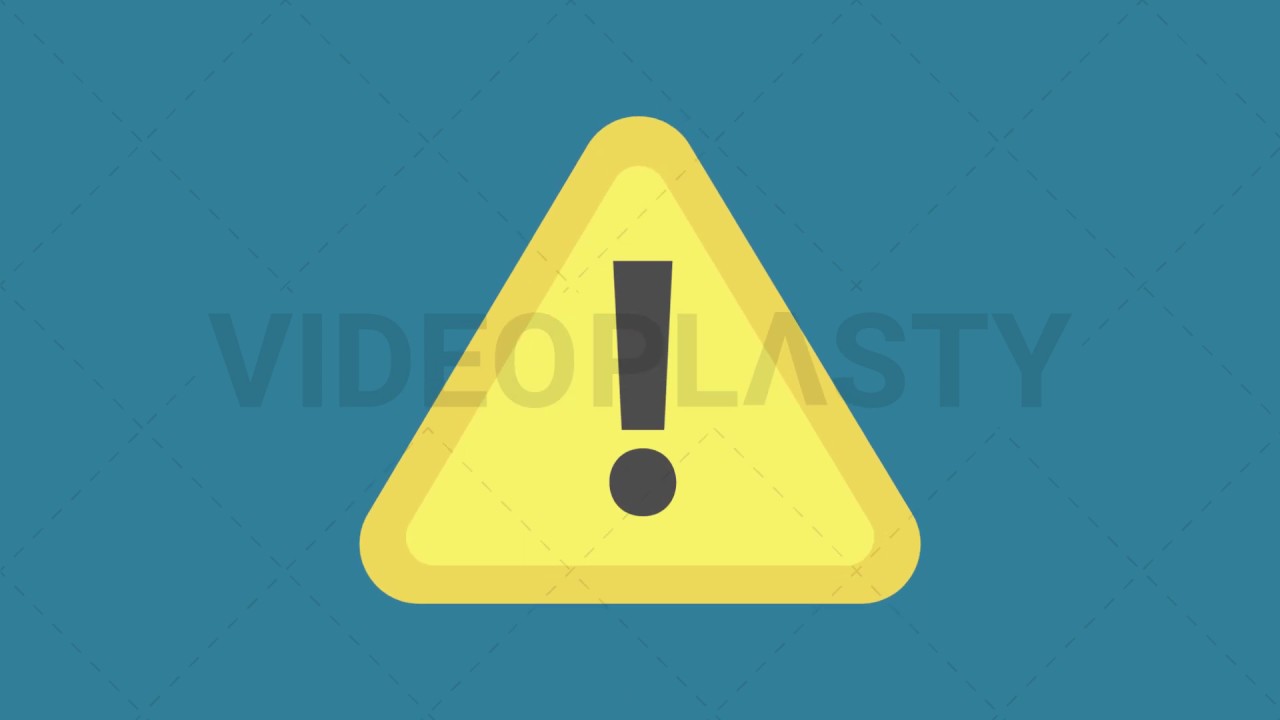 1280x720 Caution Sign Icon
