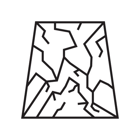 450x450 Cave Icon Vector Isolated On White Background For Your Web