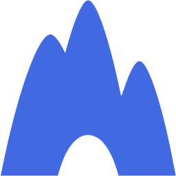 256x256 Royal Blue Cave Icon