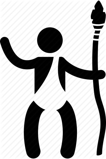 343x512 Ancient, Caveman, Fire, Human, Prehistoric, Stick, Tool Icon