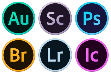 390x260 Adobe Cc Circles Iconset