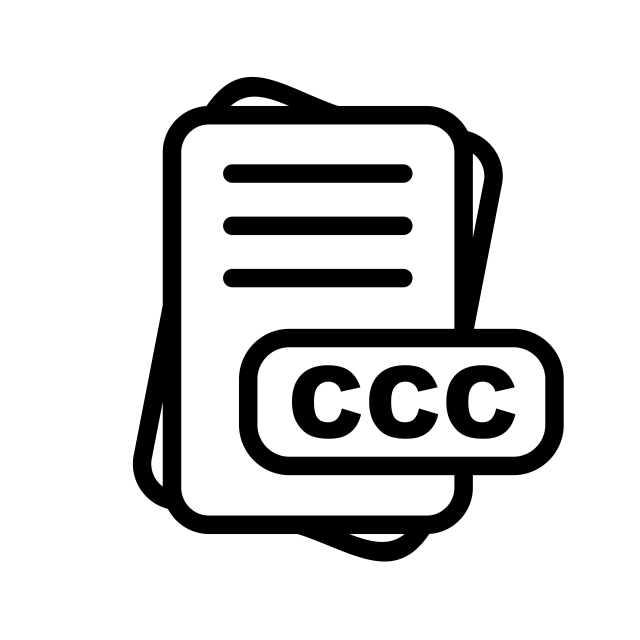 640x640 Ccc Format Icon Design, Ccc Format Icon, File, Format