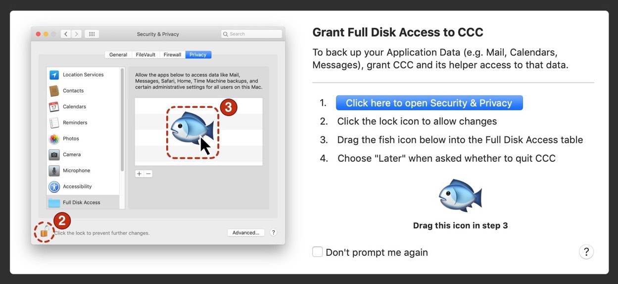 1249x574 Granting Full Disk Access To Ccc And Its Helper Tool Carbon Copy