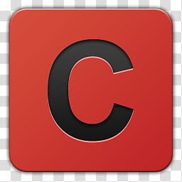 256x256 Icon Ccleaner, Red And Black C Logo Transparent Background Png