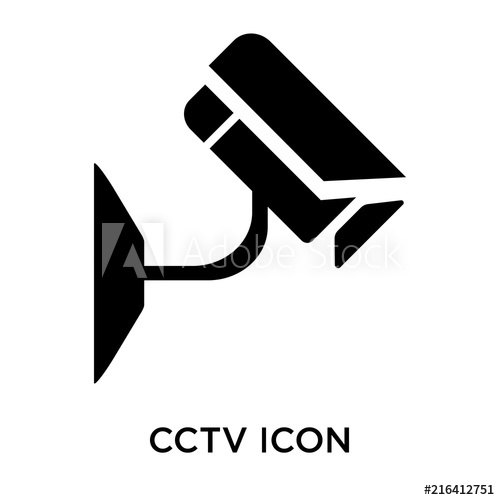 500x500 Cctv Icons Isolated On White Background Modern And Editable Cctv