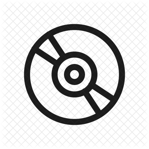 512x512 Cd Icon Of Line Style