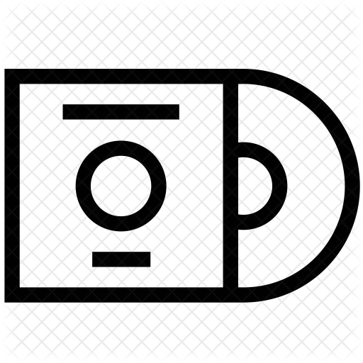 512x512 Cd Rom Icon Of Line Style