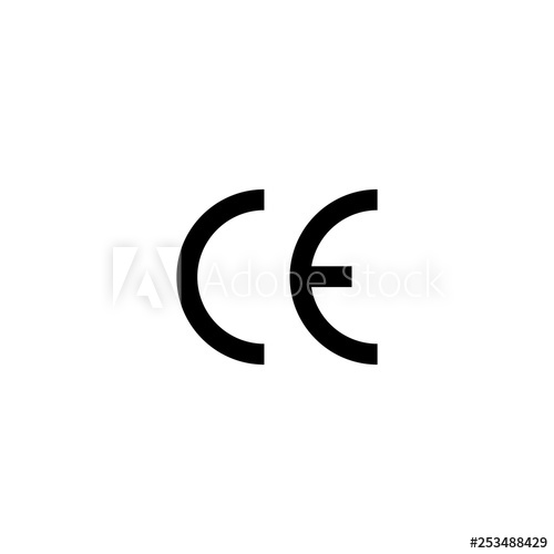500x500 Ce Mark Symbol Ce Symbol Vector Icon Isolated On White