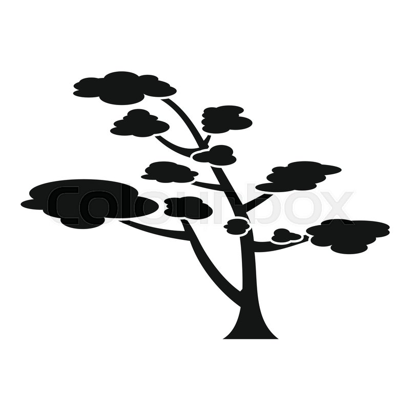 800x800 Cedar Icon Simple Illustration Of Stock Vector Colourbox