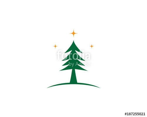 500x400 Cedar Tree Vector Icon Stock Image And Royalty Free Vector