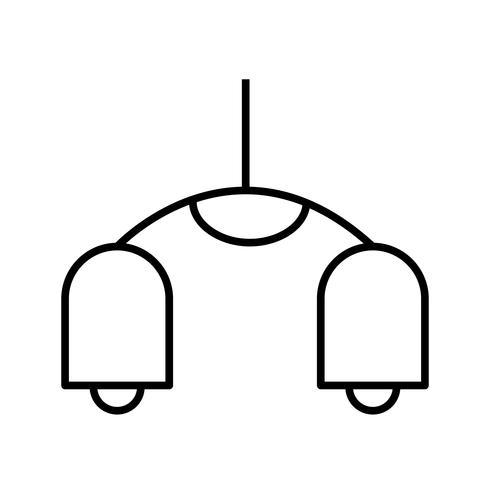 490x490 Ceiling Light Line Black Icon Vector