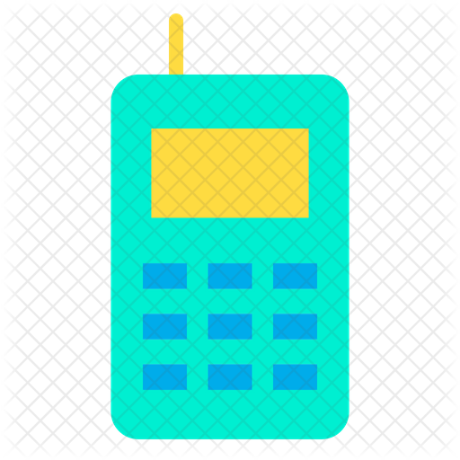 512x512 Phone Icon Of Flat Style
