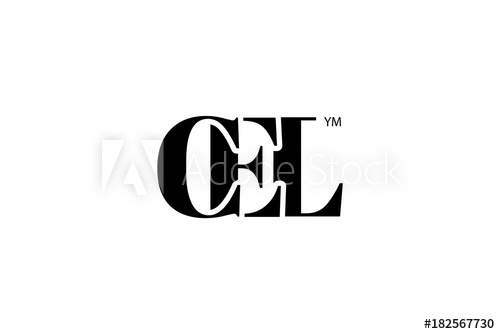 500x334 Cel Logo Branding Letter Vector Graphic Design Useful As App