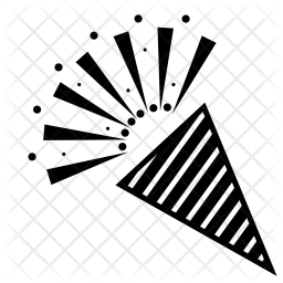256x256 Celebration Icon Of Glyph Style