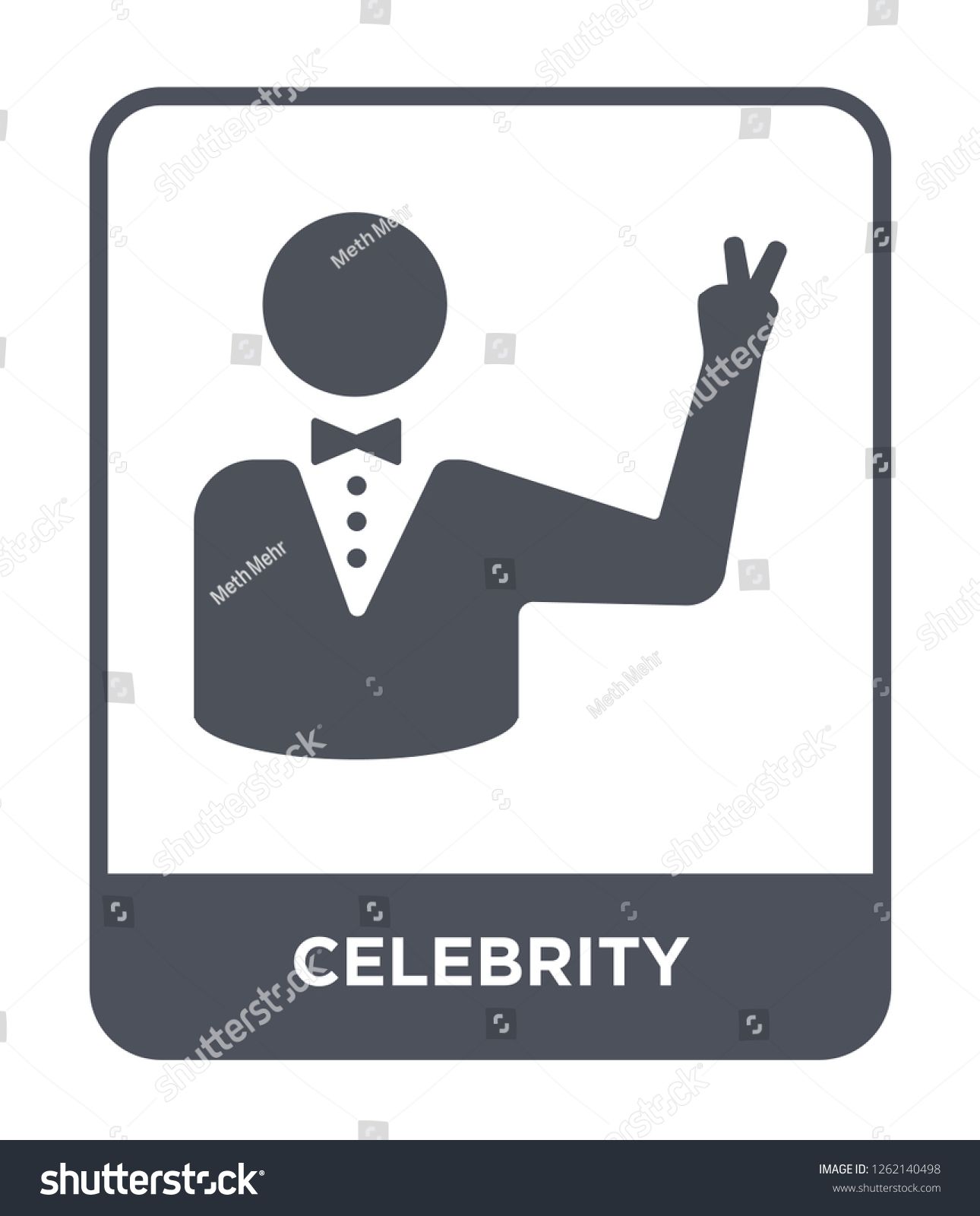 Celebrity Icon Vector On White Background, Celebrity Trendy Filled 1290x1600 Celebrity Icon Vector On White Background, Celebrity Trendy Filled