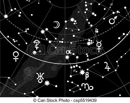 450x357 Astronomical Celestial Atlas Of Night Star Heaven With Planets