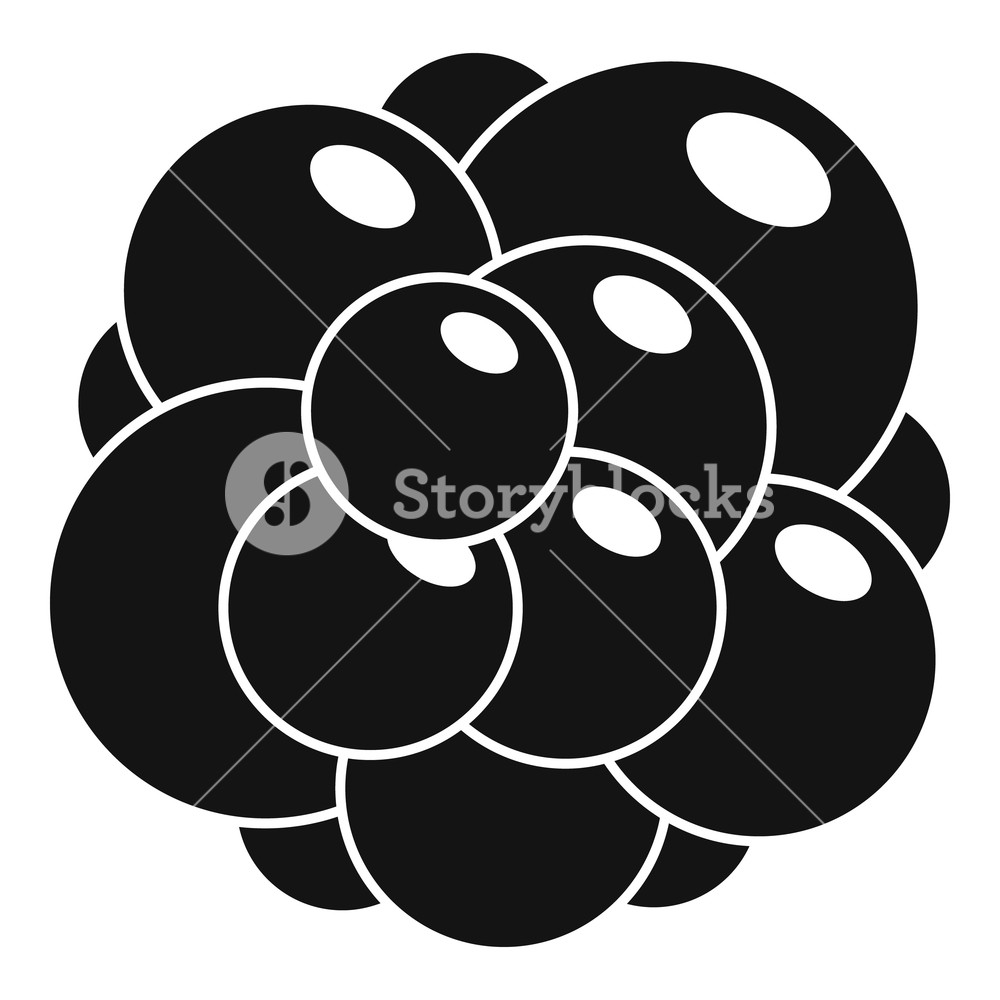 1000x1000 Ovary Icon Simple Illustration Of Cell Of Ovary Vector Icon