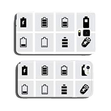 355x355 Vector Battery Icon Set Cell Phone Cover Case Samsung