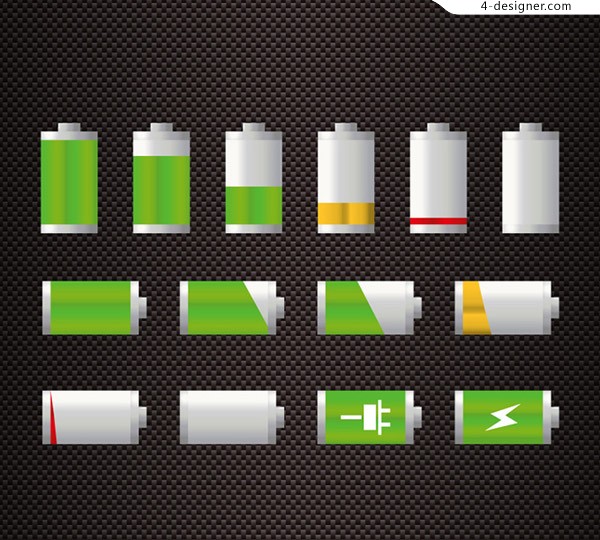 600x540 Designer Mobile Phone Battery Icon
