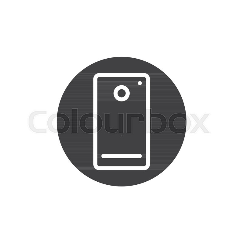 800x800 Phone Camera Icon Vector, Filled Flat Stock Vector Colourbox