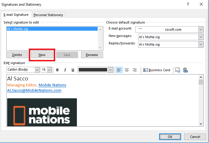 How To Create A Custom Outlook Email Signature Windows Central 704x480 How To Create A Custom Outlook Email Signature Windows Central