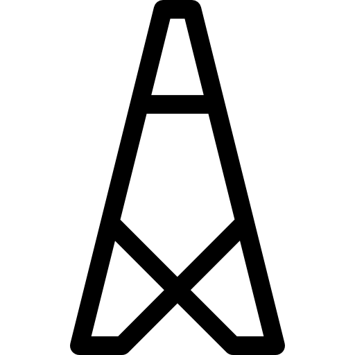 512x512 Phone Tower, Technology, Cell Site, Cell Tower Icon