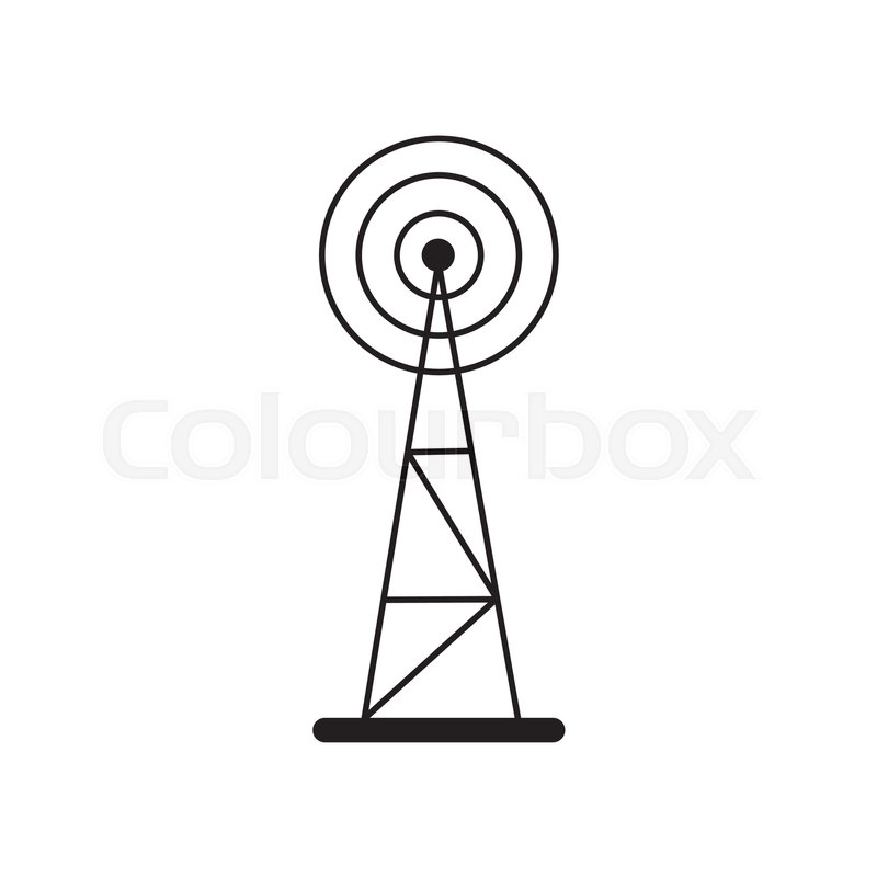 Cell Phone Tower Icon Isolated On Stock Vector Colourbox 800x800 Cell Phone Tower Icon Isolated On Stock Vector Colourbox