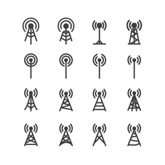 Cell Tower Icon at Vectorified.com | Collection of Cell Tower Icon free ...