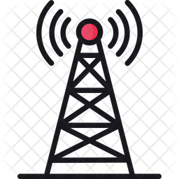 Cell Tower Icon Of Colored Outline Style 256x256 Cell Tower Icon Of Colored Outline Style