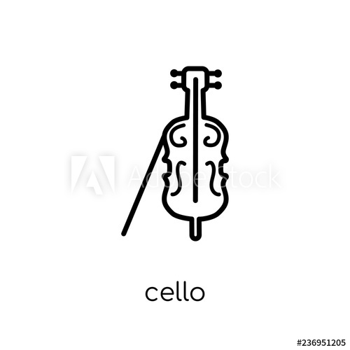 500x500 Cello Icon From Music Collection