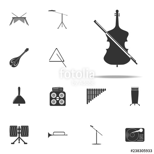500x500 Cello Icon Music Instruments Icons Universal Set For Web