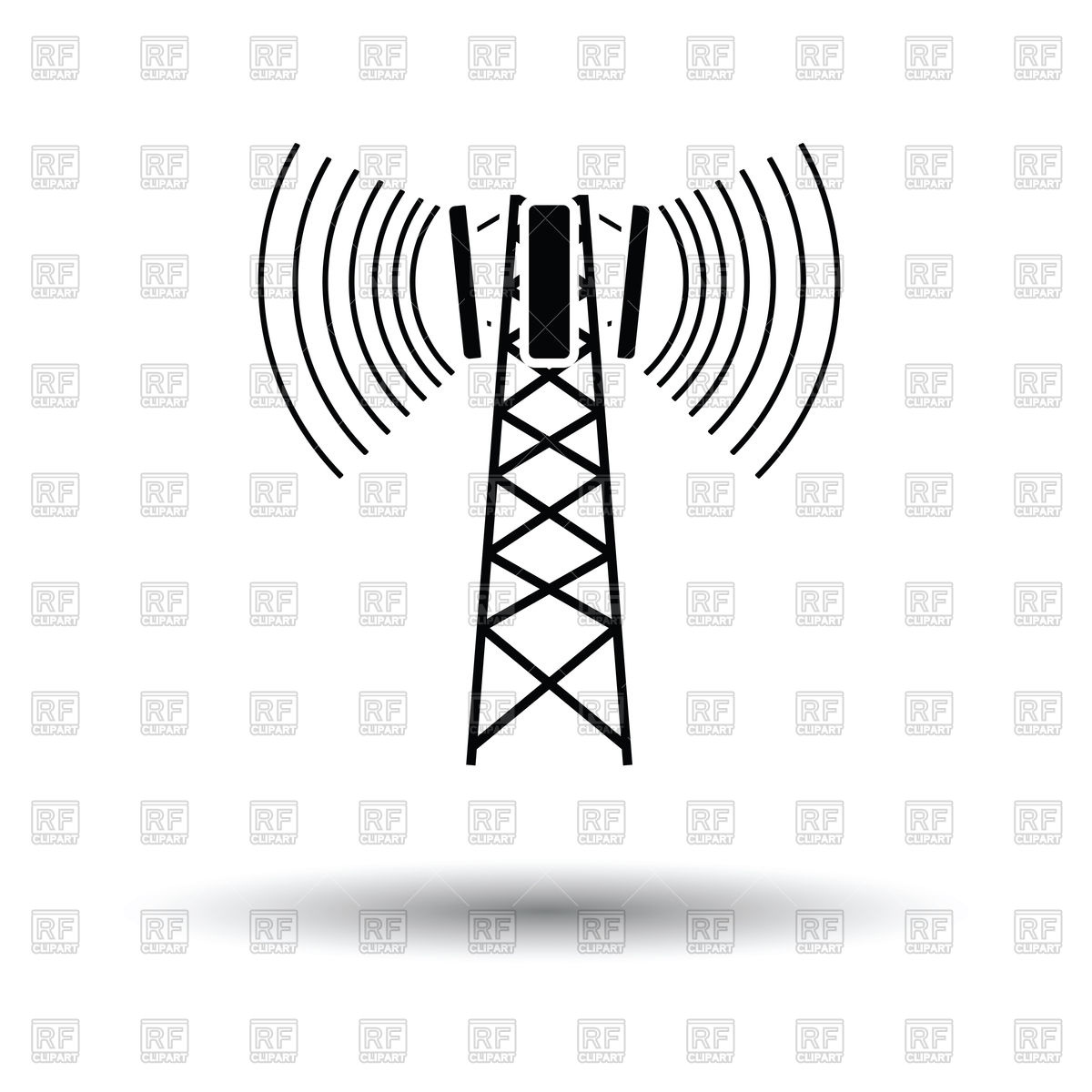 1200x1200 Cellular Broadcasting Antenna Icon Vector Image Of Signs, Symbols