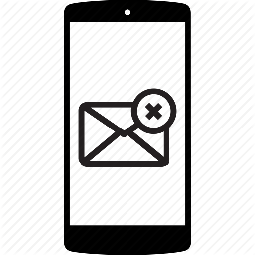 512x512 Cancel, Mail, Mobile, Mobile Phone, Phone Icon