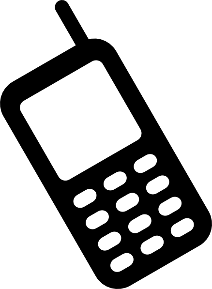438x597 Cell Phone Icon Clipart