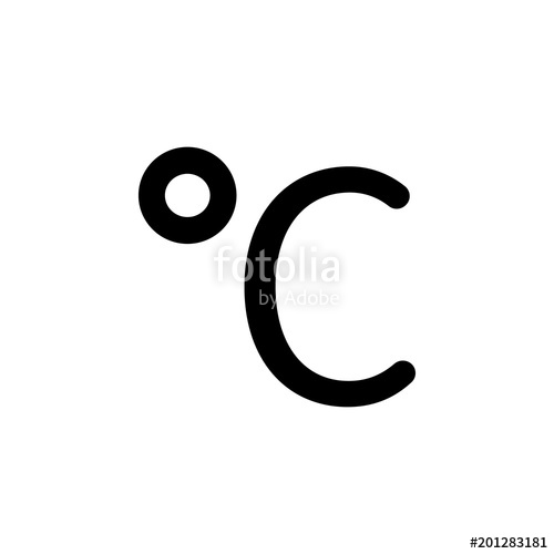 500x500 Celsius Icon Element Of Minimalistic Icon For Mobile Concept