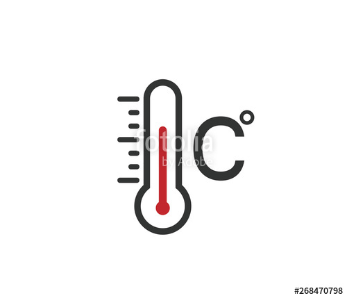 500x429 Temperature Thermometer Icon Vector
