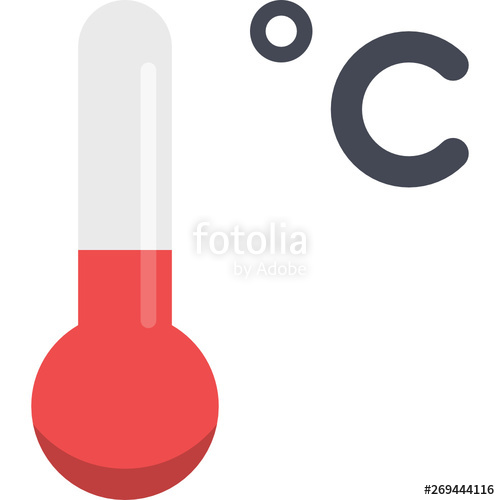 500x500 Temperature Celsius Icon Stock Image And Royalty Free Vector