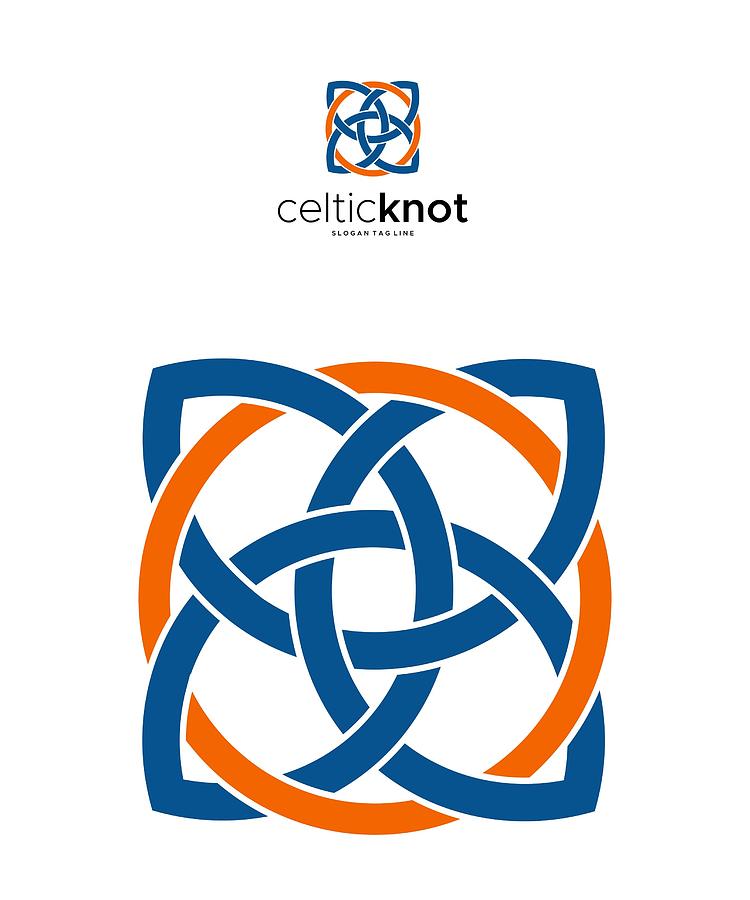 750x900 Celtic Knot Geometric Icon Drawing