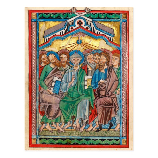 540x540 Celtic Pentecost Icon Postcard